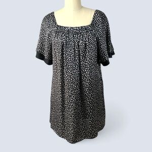 NW 100% Silk Mini dress or oversized shirt, sz L